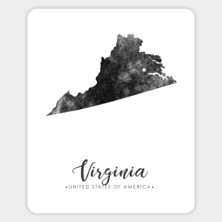 Virginia state map Sticker